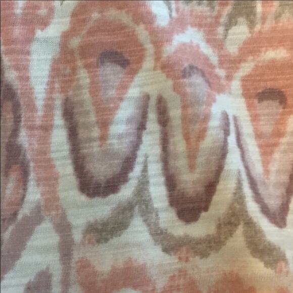 Chaps White Geometric Pattern Tank Top - Picture 5 of 5